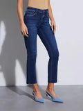 Direct Selling High Waist Slim Elastic Fashion Retro Women's Jeans Hot Style-Outfit