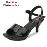 Voesnees Sandals Women Shoes Size 43 Thin Heels Summer Naked Color Peep Toe High Heels Sexy Nightclub Party Slides Heels
