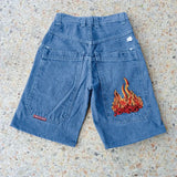 Shorts Y2K Hip Hop 2023 Original Gothic Pocket Baggy Jeans Shorts