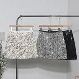 Shooting High Waist Thin Atmosphere With A Tidly Picny Babes Lily Coarse Flowers And Skirts Anti-Walking A-Word Ass Short Skirt