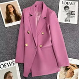 Zingj Suit Jacket Female Korean Version Fried Street Leisure Commuting Joker Spring And Autumn Popular 2024 Spring Autumn