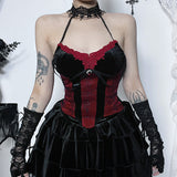 Autumn New Spice Girl Vest Fashion Colour Temperament, Slim Waist Girdle, Neck Girdle And
