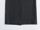 New Solid Color Slimming And Wiping Chest Medium-And Long-Style Dress