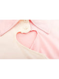 Women T Shirts 90s Girls Sexy Heart Hollow Out Crop Top Aesthetic Casual Vintage Short Sleeve Tee Top Summer Streetwear