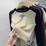 Shoulder T-Shirt Women's Autumn And Winter Long Sleeves 2023 Spring And Autumn New Color Slimming Bottomed Shirt With A Top