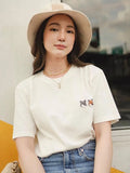 Women Fox Print Graphic Tees Summer O Neck Short SleeveCotton Logo T-Shirt Simple Casual Good Quality Tops