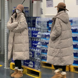 Cotton-Padded Jacket 2024 New Oversize Cotton-Padded Jacket In The Long Coat-Outfit