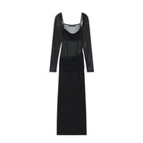 Buckle Knitted Jacket Stew Half Skirt In Autumn And