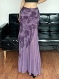 Holiday Wind Strapted Bow Wrinkled T-Shirt Skirt Set Low-Rise Net Yarn Skirt