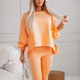 Pink Sweater Women's Autumn And Winter Knitting Top Casual Sweater Women's