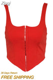 Single-Breasted Button Square Collar Sexy Tank Top Backless Summer Women Asymmetrical Top Night Club White Cropped