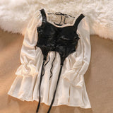 Lolita Dress Party Women Casual Long Sleeve Elegant Y2k Mini Dress Kawaii Clothing One Piece Dress Korean 2022