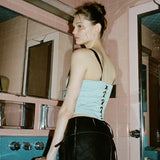 Zingj Fashion Hot Girl Wrapped Chest Pure Desire Sling Summer Hot Style Ins Sexy Back Versatile Top