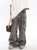 Light Bleached Baggy Cargo