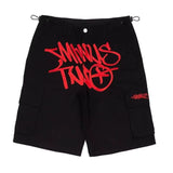 Hip-Hop Trendy Printed Overalls Shorts High Street Fashion Brand Fashionable Neuter Style Five-Cent