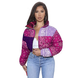 2020 Cashew Flower Women's Fashion Casual Winter New Cotton Clothing Bread Clothing-Outfit