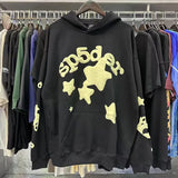 Printed High Street Couple Loose Hooded Sweater Leisure Trousers Sports