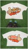 Printing Of Men's T-Shirt Blutosatire Billdog Cotton Oversized
