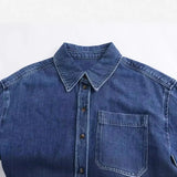 New Casual Version Short Lapel Tooling Shirt