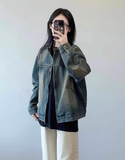 Autumn Streetwear Fashion Vintage Coats Cowboy Casual Women Zipper Jackets New All Match Y2k Aesthetic