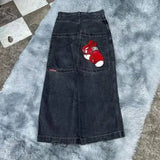 Baggy Jeans Hip-Hop Rock Print 2023 New Fashion Harajuku Wide-Leg