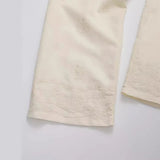 New Spring Embroidery Style Embroidered Loose And High Waist Shows Thin Fashion Pants