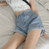 Women Cool Sexy High Waist A-line Patchwork All-match Ins Popular Daily Basic Office Lady Casual Korean Style Mini