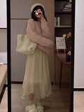Pullovers Women Loose Sweet Winter Cozy Girlish Harajuku Korean Style Knitwear Ulzzang Simple Feminino O-neck Sweaters