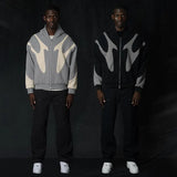 Hung Punk Hoodie Splicing Hoodie Casual Commuter