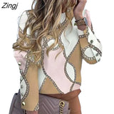 New Women Off-Shoulder T-Shirt Ladies Solid Color Button Long Sleeve Autumn Winter Warm Casual Loose
