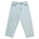 Street Boy Jeans Y2K Hip-Hop Cartoon Embroidery Vintage Blue Jeans Pants