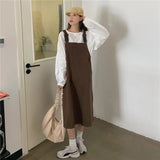 Zingj Suit Female Autumn 2024 New Retro Design Feeling Strap Skirt Round Collar Loose White Jacket Two Sets-Outfit