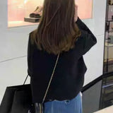 Women Autumn Coat Temper Loose Pockets Designed Korean Style Aesthetic Gentle Streetwear Fashion All-match Basic