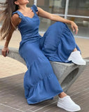 E-Commerce Independent Station Agaric Side Sling Lady Horn One-Piece