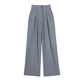 Spring New Front Folded High-Waisted Trousers
