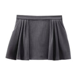 Spring Style Bow Removable Back-Hanging Waistcoat Pleated Half-Length