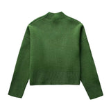 Spring Style Loose Rib Sweater 5755007 Knitted Half Skirt