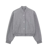 New Soft Solid Color Loose Pilot Jacket