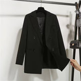 Zingj 2024 New Khaki Short Blazer Female Small Design Sense College Style Commuter