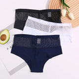 Perspective High Waist Women's Panties Seamless Underwear Women See-Through Underpants Girls Intimates Lingerie