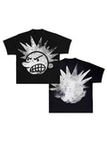 Wear Y2K Clothing T-Shirt Men's And Women's Hip-Hop Cartoon Printed T-Shirt Gothic Super Cotton Short