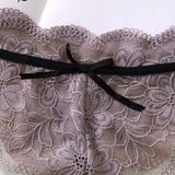 Three-Dimensional Lace T-Shirt Trousers Legs Around The Waist Delicate Embroidered Cotton Crotch Lady
