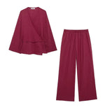 New Spring Style Kimono Coat 5427743 Trousers 5427431 211-0-Outfit