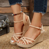 High-Heeled Sandals Women 2025 Fairy Summer New Fashion Heels Waterproof Table Strap