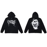 Brand Sweater Keel Smoke Couple Skull Men And Women Loose High Street Pure Cotton