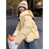 Zingj Wind Yellow Thickened Down Cotton Clothes Women's Winter 2024 New Small Senior Sense Loose Short Cotton-Padded