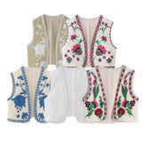 Summer Women's Wear Urban Leisure Vest Embroidered Cardigan
