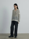 [Daihe] Autumn New Leisure High Waist Simple Retro Versatile Basic Long Straight Leg Jeans H7077-Outfit
