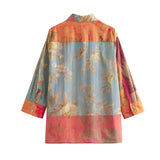 Spring Printed Loose Shirt 2981045 Printed Half Skirt
