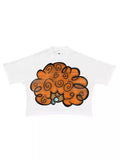 Original Sufu Ancient Animation Head Printed Graphics T-Shirt Y2k Blouse Street Oversized T-Shirt Gothic Animation Short